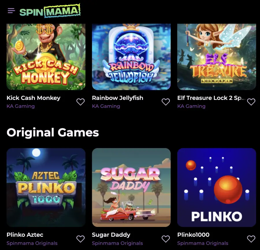 Spinmama login