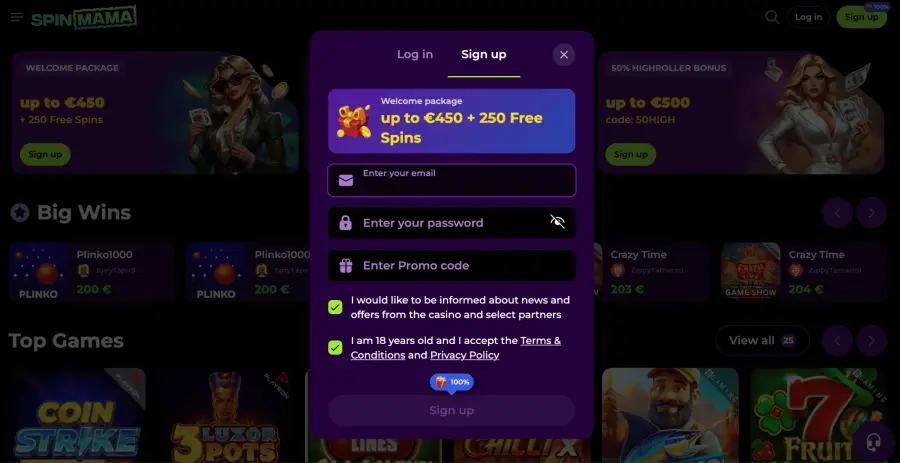 Spinmama casino